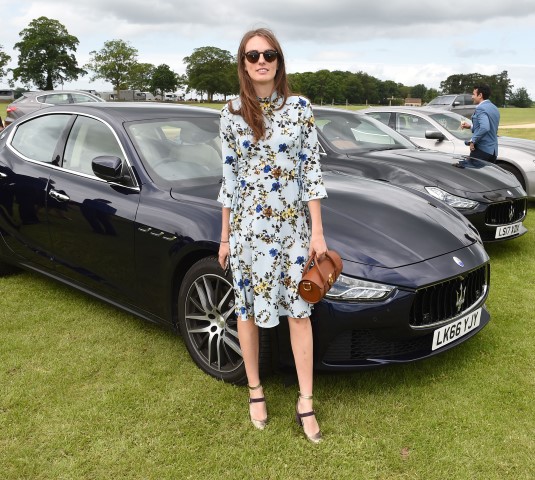 Maserati Royal Charity Polo Trophy 2017 at Beaufort Polo Club Downfarm House Westonbirt Tetbury Gloucestershire UK. Lady Violet Manners