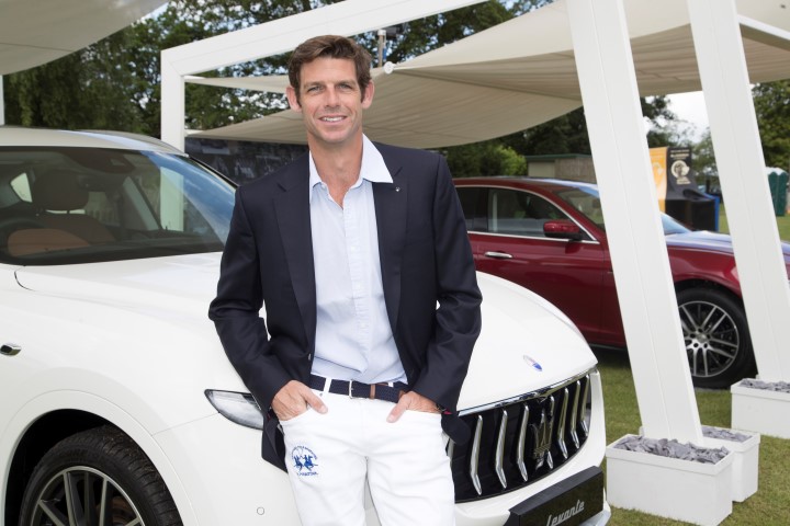 Maserati Royal Charity Polo Trophy 2017 at Beaufort Polo Club Downfarm House Westonbirt Tetbury Gloucestershire UK. Malcolm Borwick